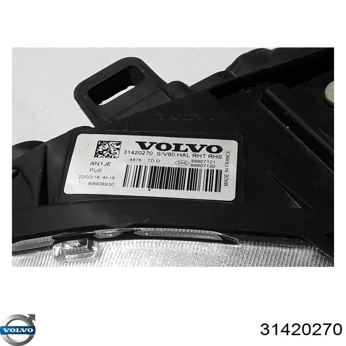31420270 Volvo Фара правая