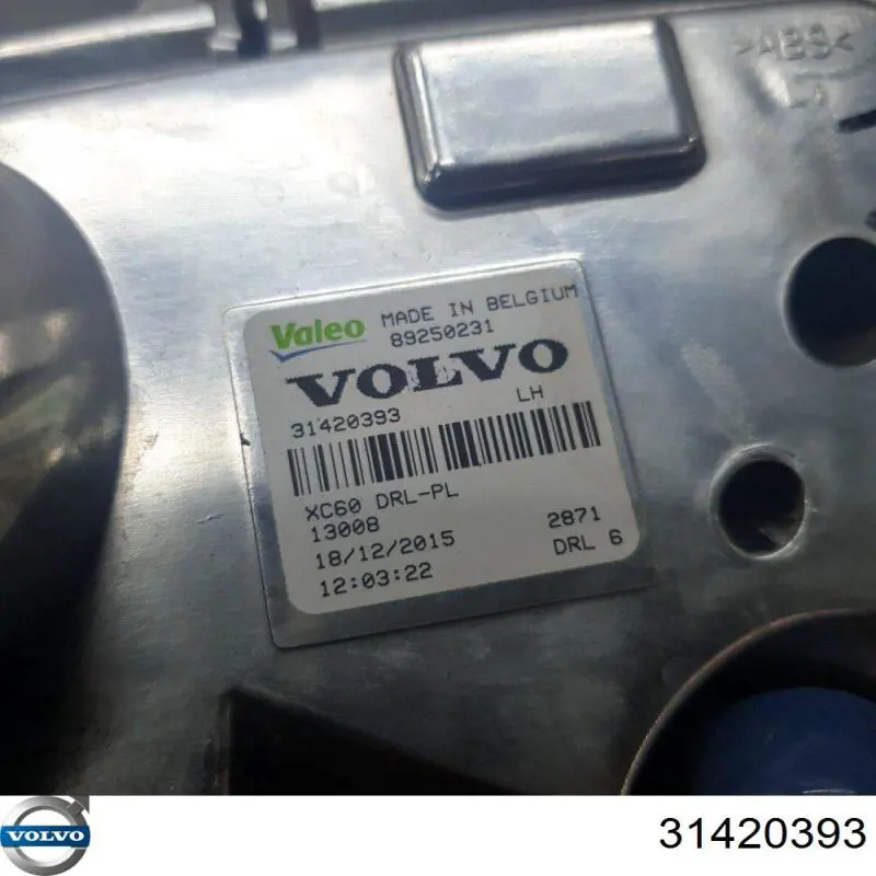 Купити 31353287 Volvo Габарит передній лівий