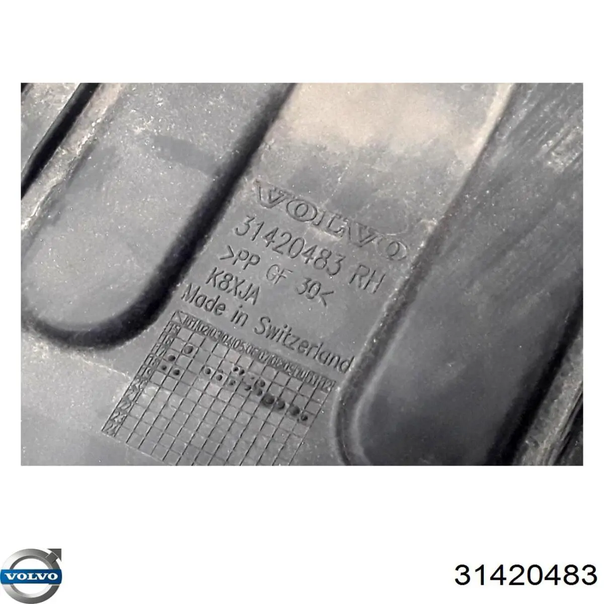 Захист днища, задній правий Volvo 31420483 ціна, від 49.35 USD