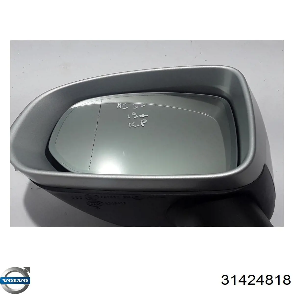 31424818 Volvo Дзеркало заднього виду, ліве