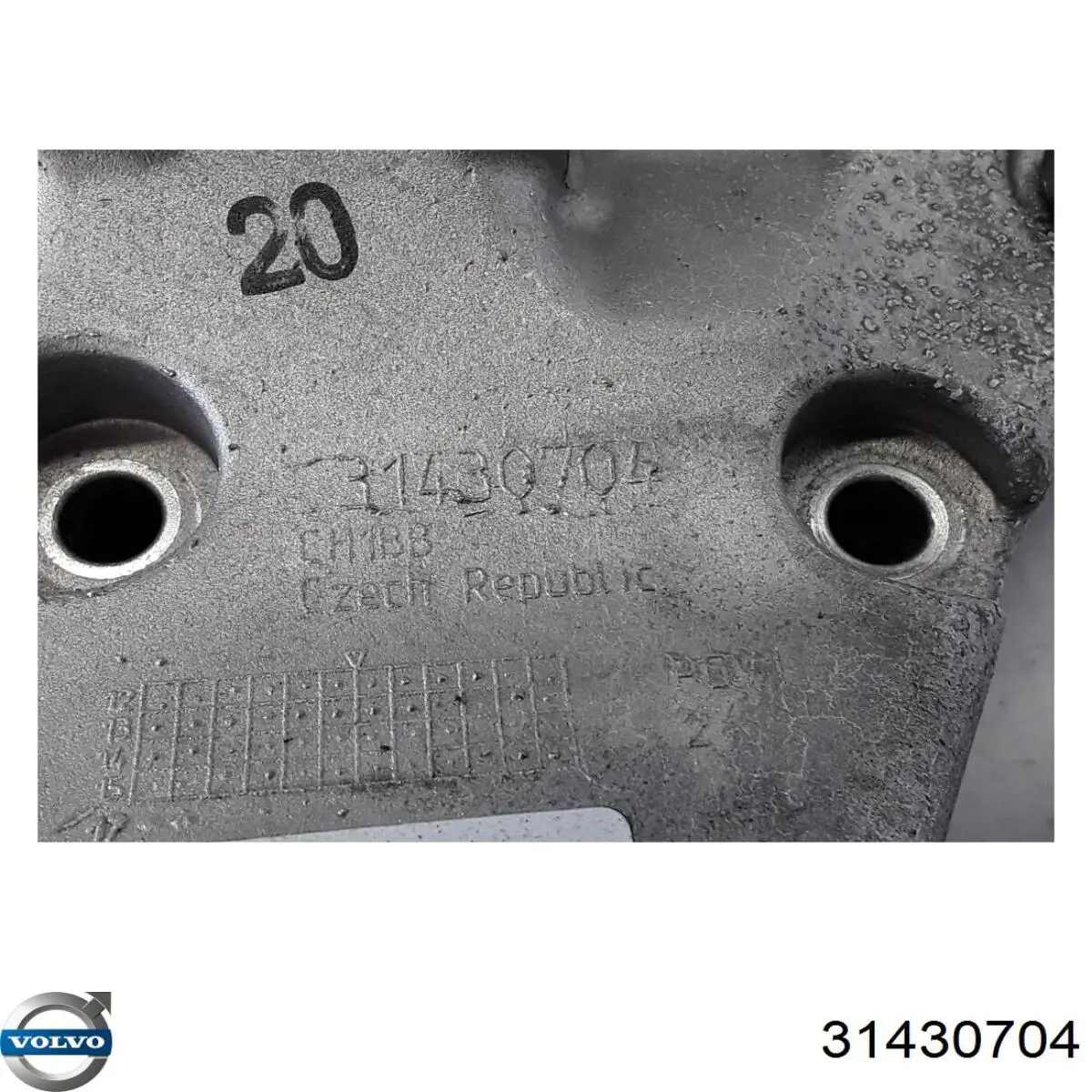 Кронштейн генератора (натяжний) Volvo 31430704 ціна, від 16.84 USD