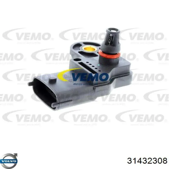 Купити 31432308 Volvo Датчик тиску наддуву (датчик нагнітання повітря в турбіну)