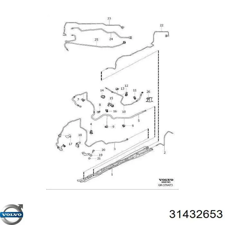 31432653 Volvo Манометри