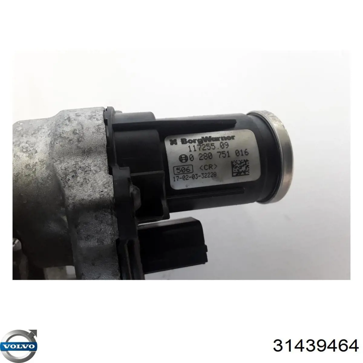 Клапан ЄГР 31439464 Volvo