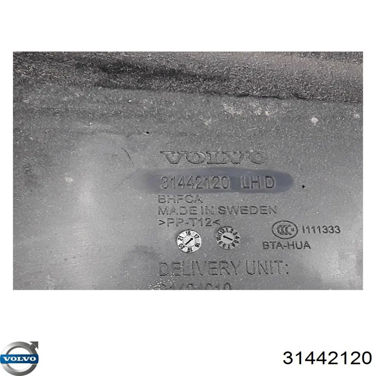 31442120 Volvo Водостік лобового скла, жабо
