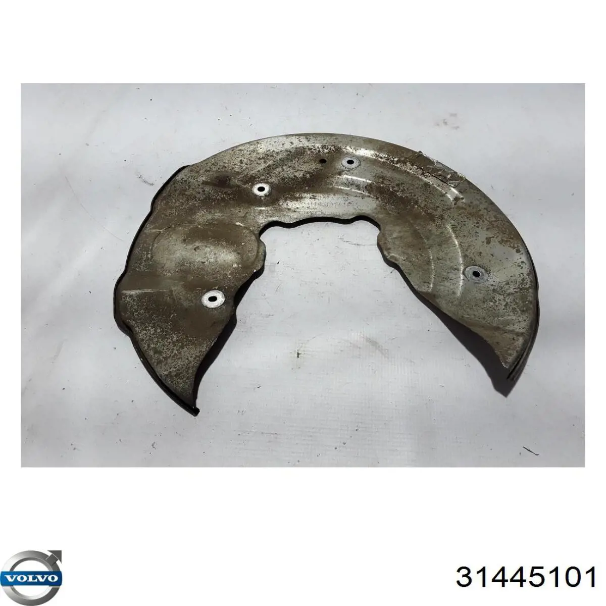 Купити 31445101 Volvo Захист гальмівного диска, переднього, лівого