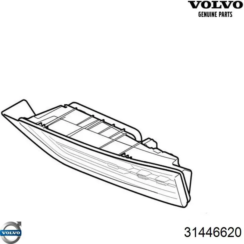 31446620 Volvo Ліхтар задній правий, внутрішній
