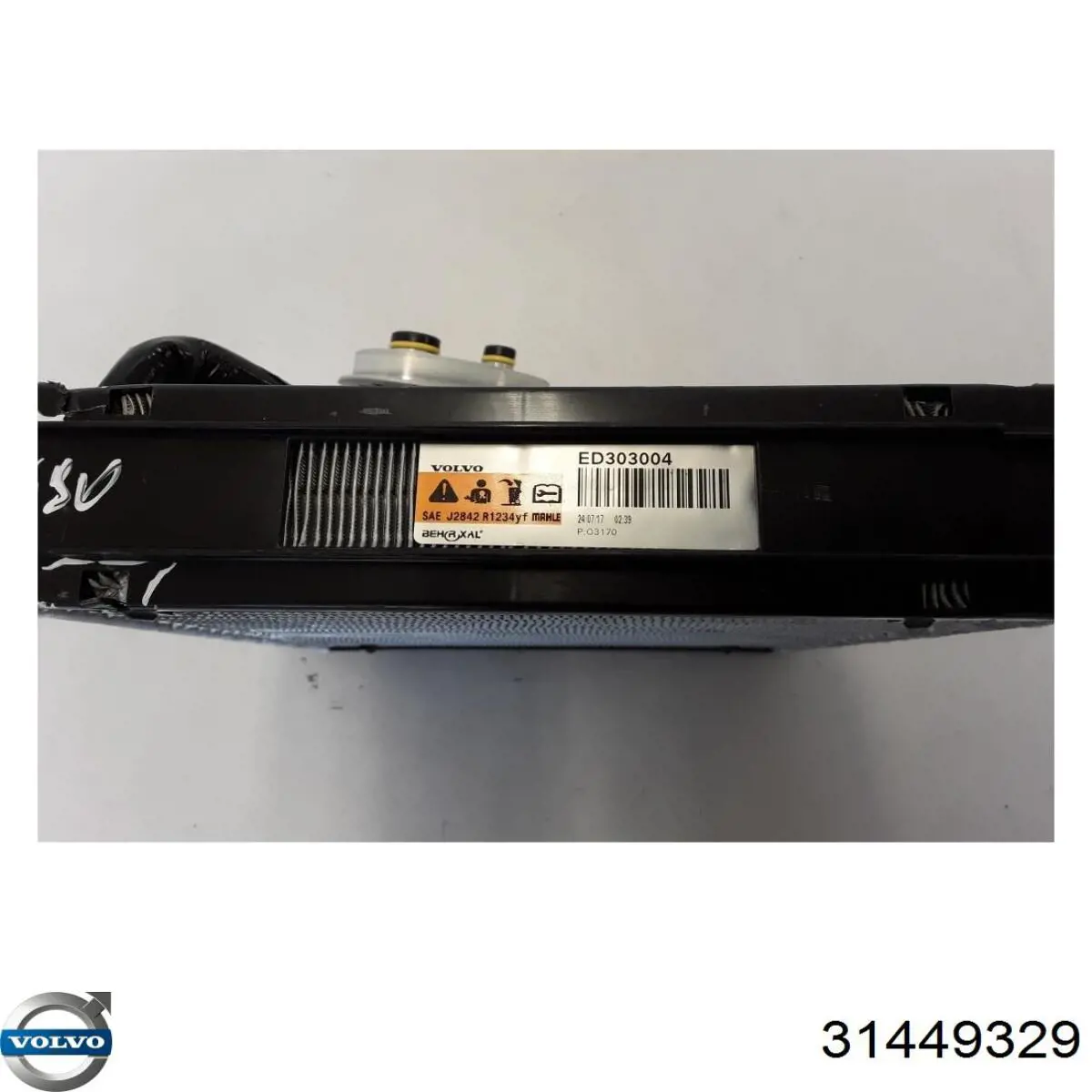 31449329 Volvo Випарник кондиціонера задній