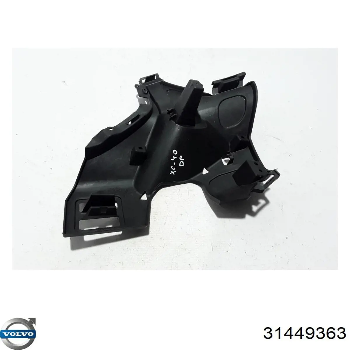 Купити 31449363 Volvo Кронштейн бампера переднього, зовнішній правий