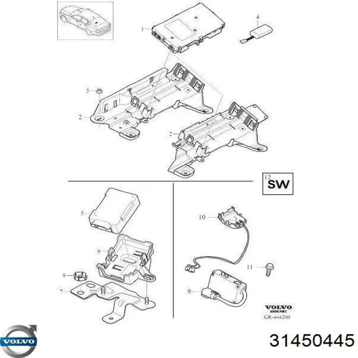 Купити 32279613 Volvo Автомобільна батарея