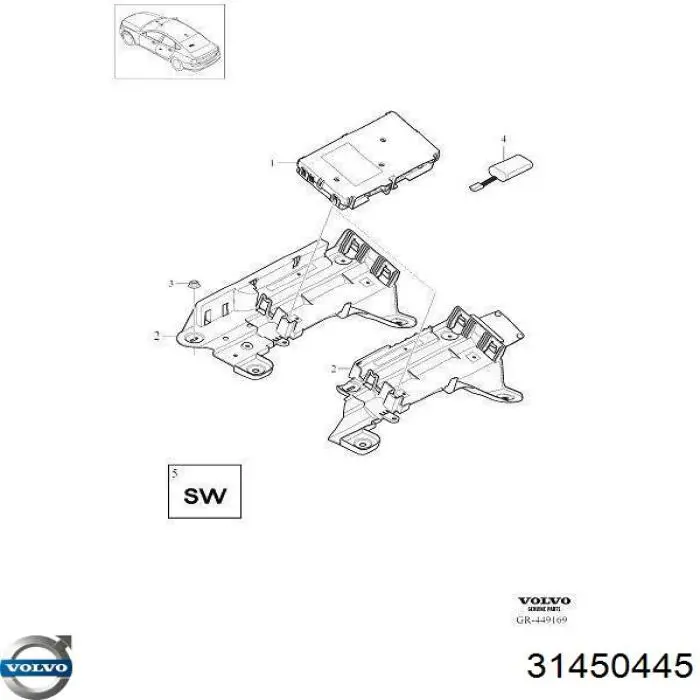 Купити 32279613 Volvo Автомобільна батарея