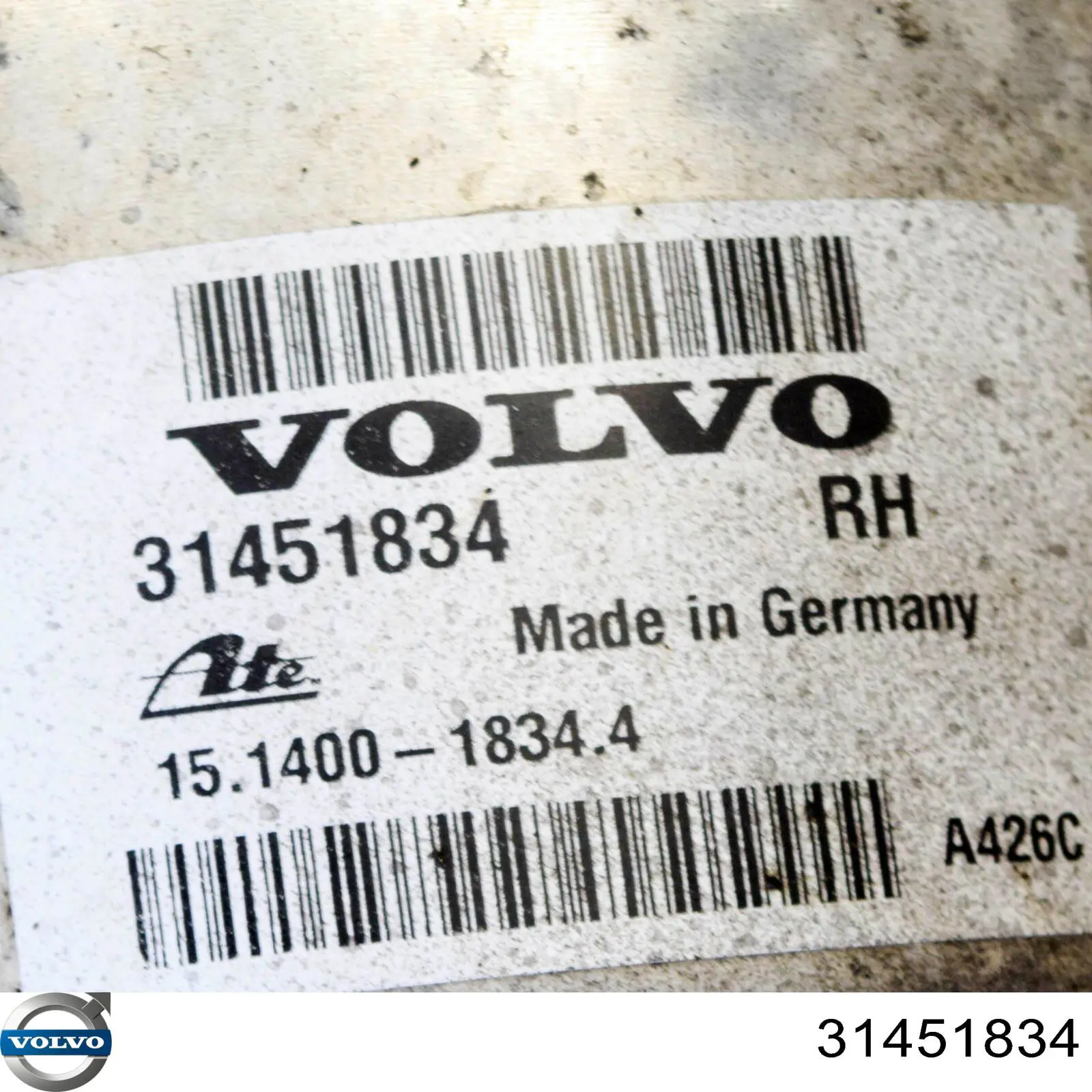 Купити 31451834 Volvo Амортизатор передній, правий