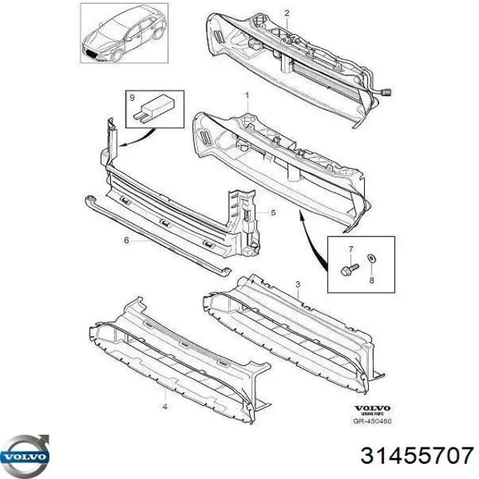 Купити 31455707 Volvo 