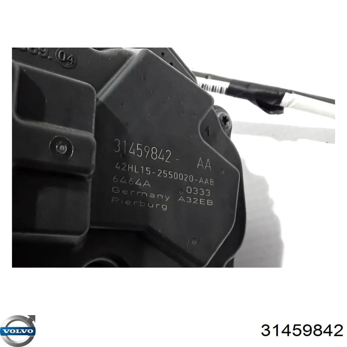 Дросельна заслінка компресора наддуву 31431803 Volvo