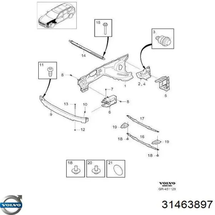  Volvo 32216403 ціна, від 12.97 USD