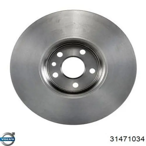 Диск переднього гальма Volvo 31471034 ціна, від 89.47 USD