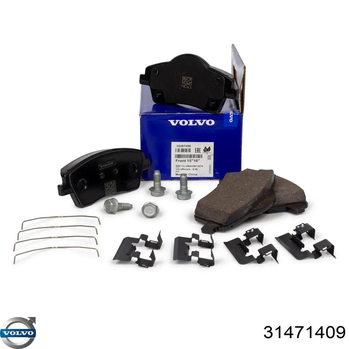 Купити 31471409 Volvo Колодки гальмівні передні, дискові