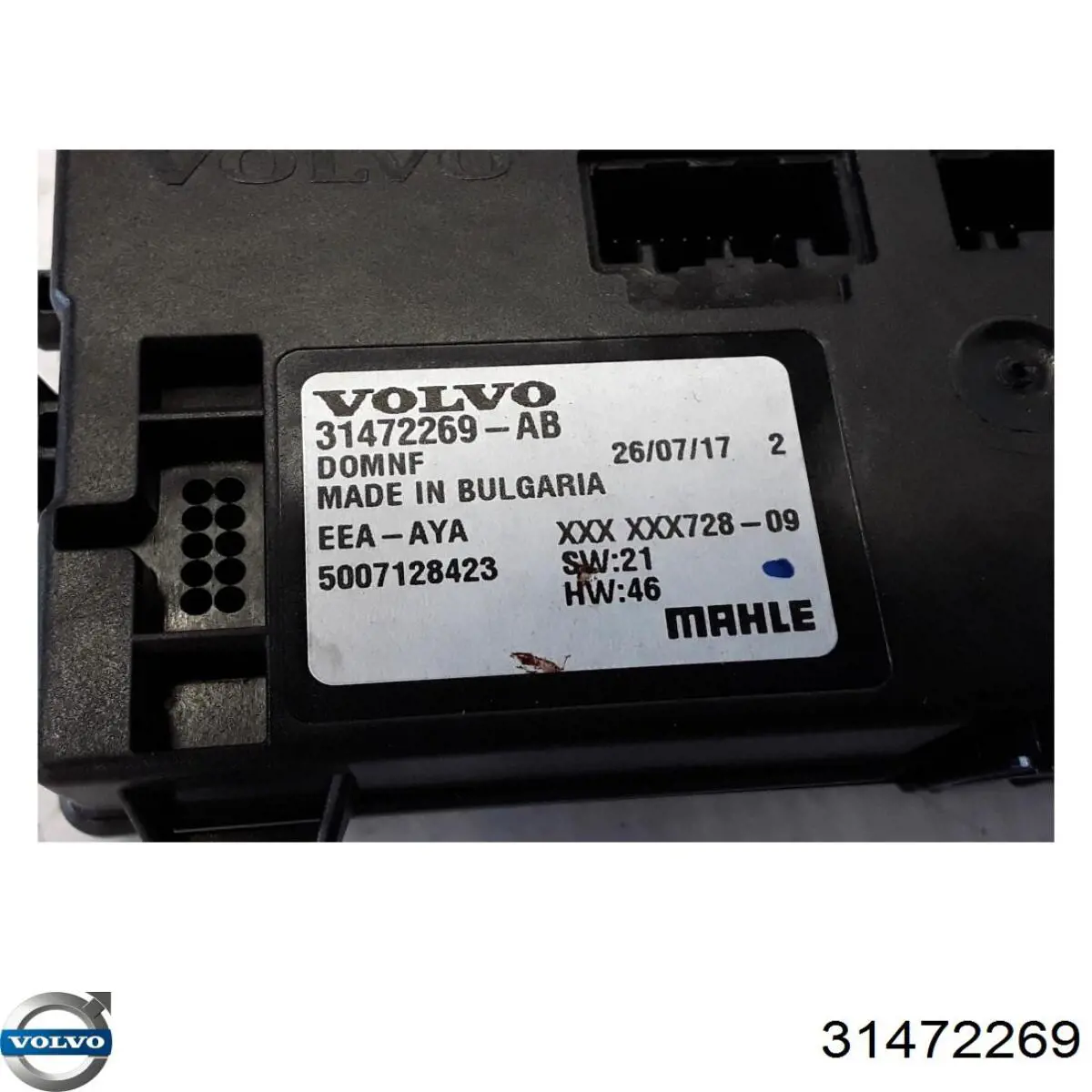 Модуль керування (ЕБУ) клімат-контролем 31455334 Volvo