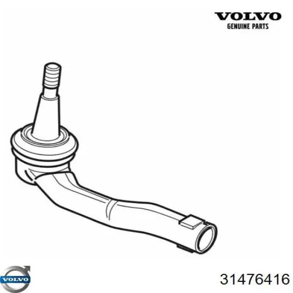 Накінечник рульової тяги, зовнішній 31476416 Volvo