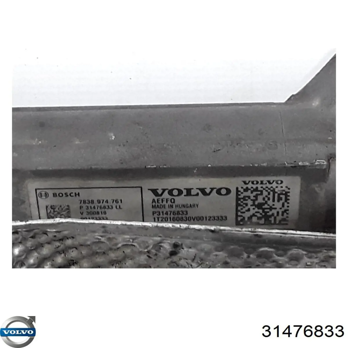 31476833 Volvo Рейковий рульовий механізм