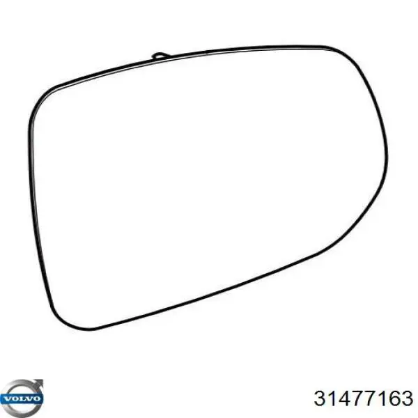 Купити 31477163 Volvo Дзеркальний елемент водійського дзеркала
