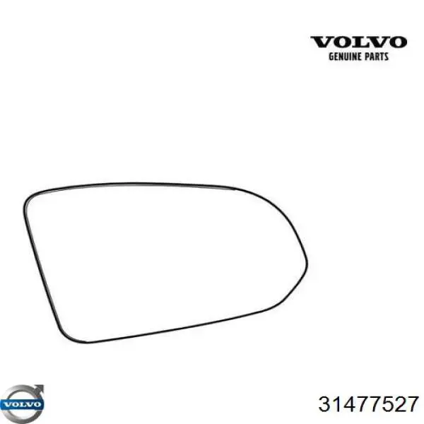 31477527 Volvo Дзеркальний елемент правий