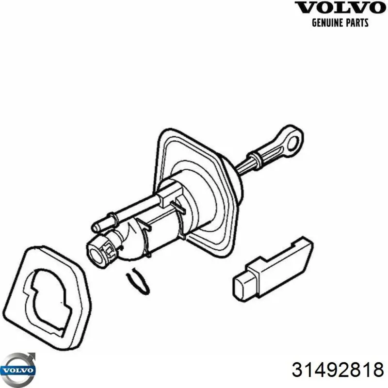 Купити 31325183 Volvo Комплект зчеплення (диск, корзина, підшипник)