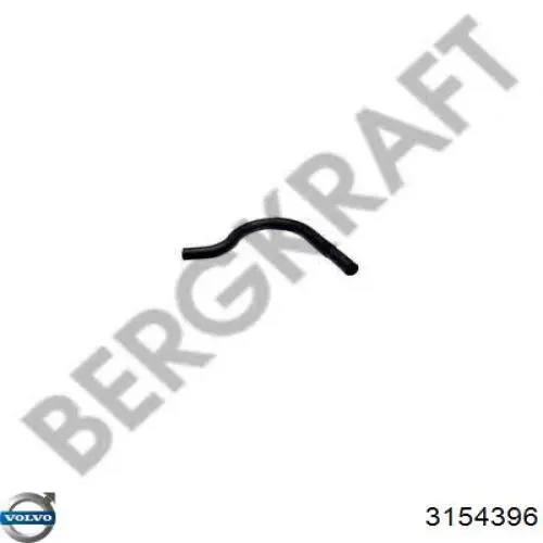 Шланг радіатора опалювача/пічки, подача Volvo 3154396 ціна, від 7.49 USD