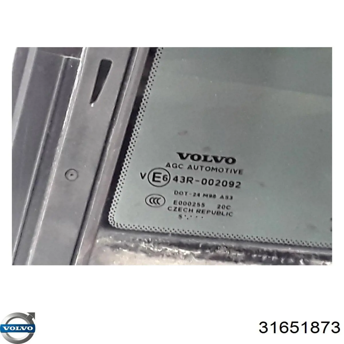 Кватирка дверей трикутник, задньої, лівої Volvo 31651873 ціна, від 44.29 USD