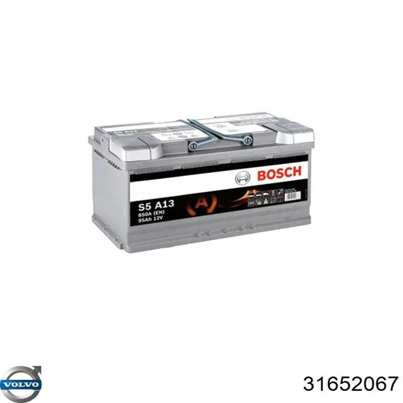Купити 31652067 Volvo Акумулятор для авто