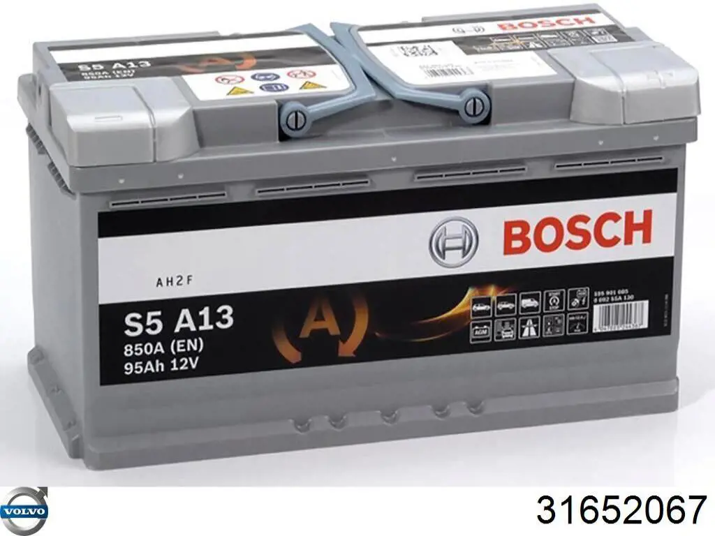 Батарея акумуляторна Volvo 31652067