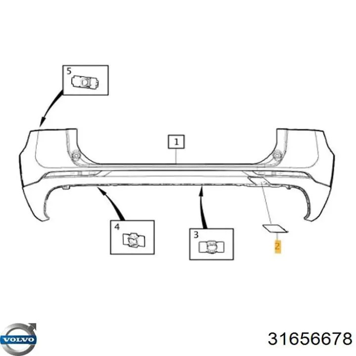 Купити 31656678 Volvo 