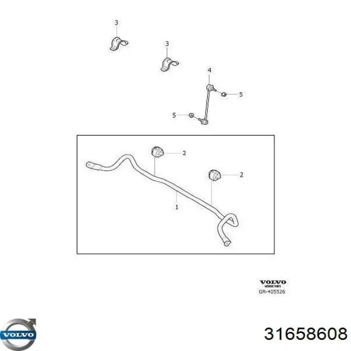 Амортизаційна стійка Volvo 31658608 ціна, від 10.01 USD