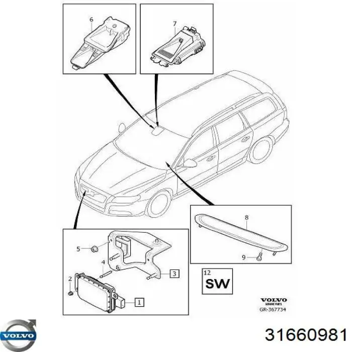  Volvo 31660981 ціна, від 126.69 USD