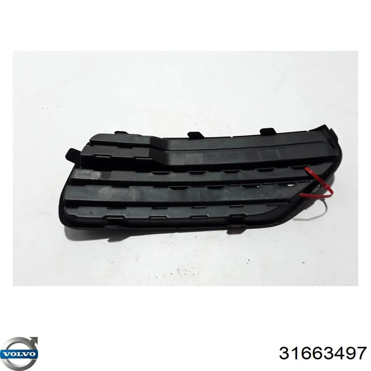 31663497 Volvo Решітка переднього бампера, нижня