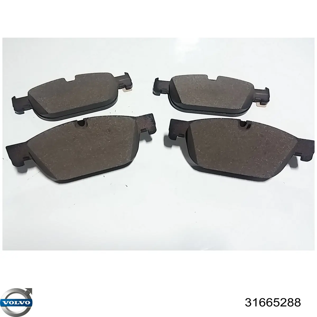 Передні тормозні колодки 31665288 Volvo