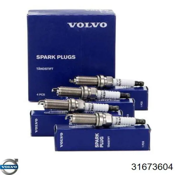 Свічки автомобільні Volvo 31673604 ціна, від 21.41 USD