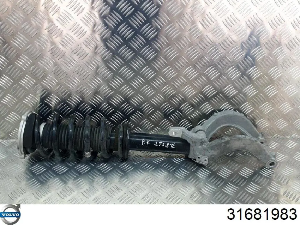 Вилка нижня амортизатора переднього, ліва Volvo 31681983