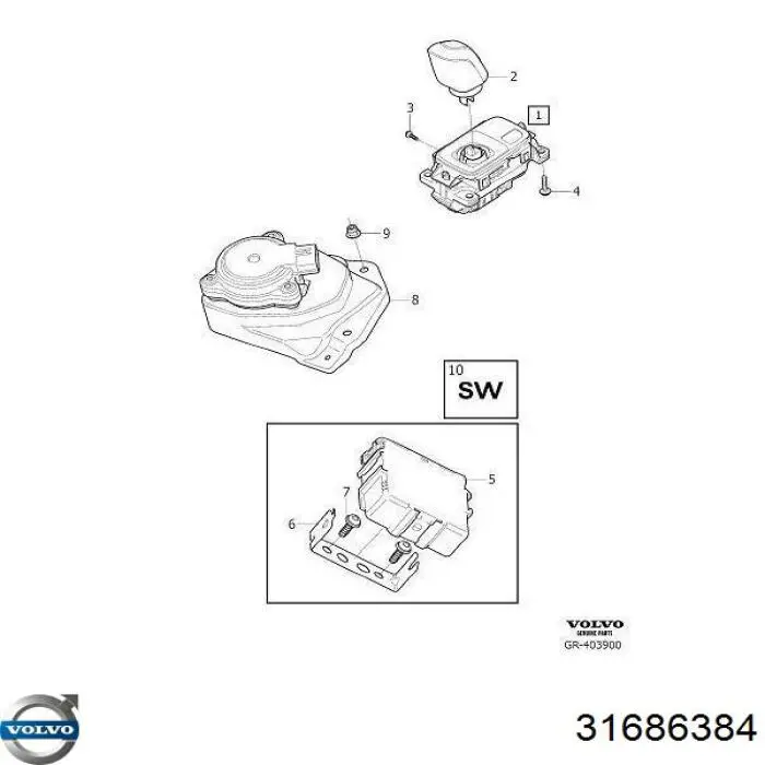  Volvo 31686384 ціна, від 121.48 USD