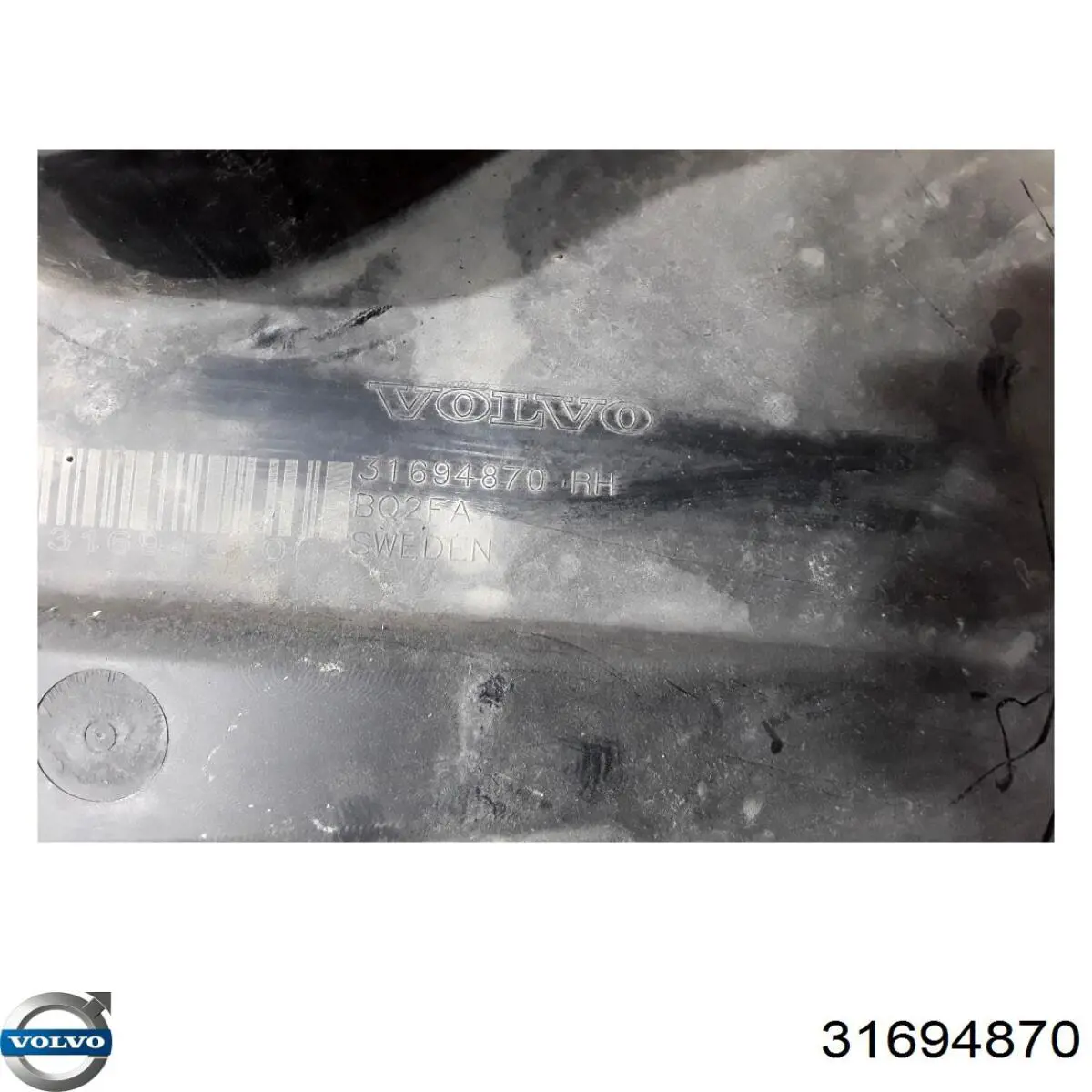 Подкрильнікі переднього крила, правий Volvo 31694870 ціна, від 89.74 USD