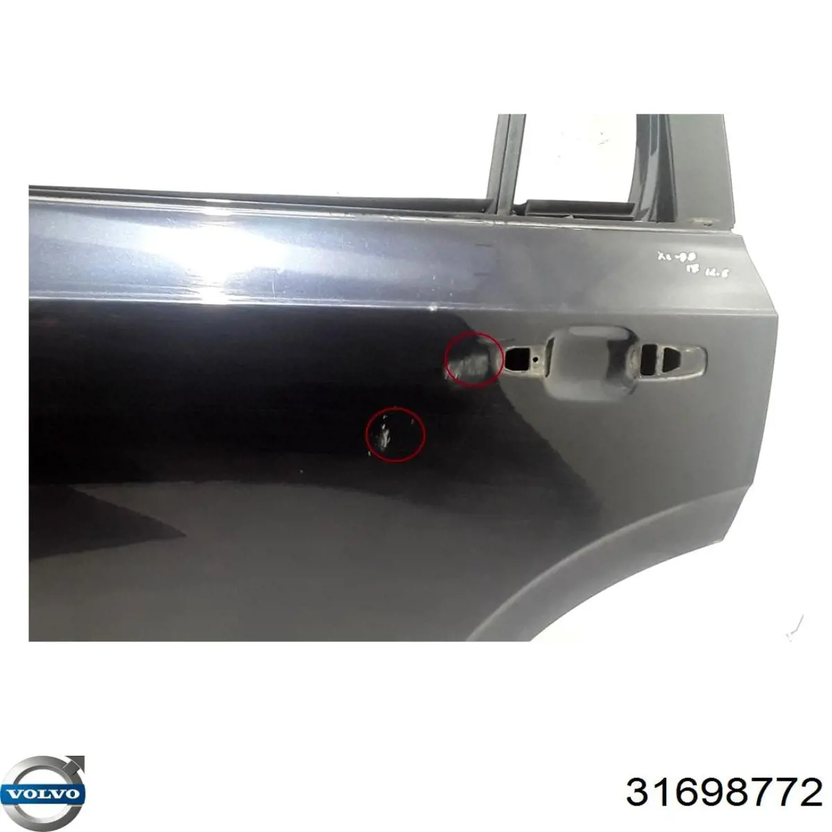 Купити 31698772 Volvo Двері задні, ліві