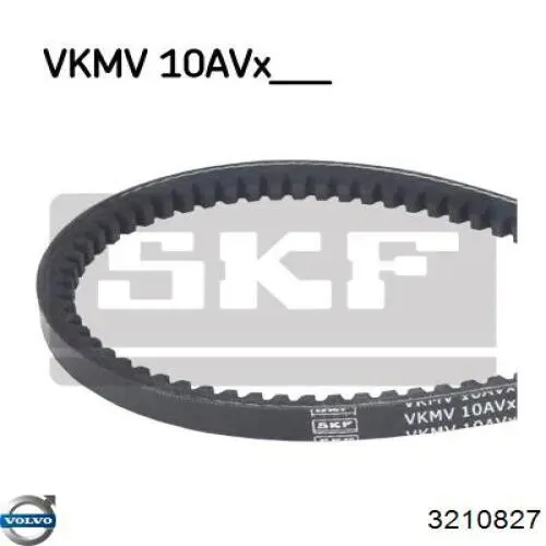 Купити 3210827 Volvo Ремінь генератора