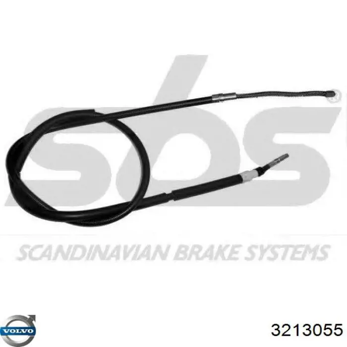 Трос стоянкового гальма передній Volvo 3213055 ціна, від 9.07 USD