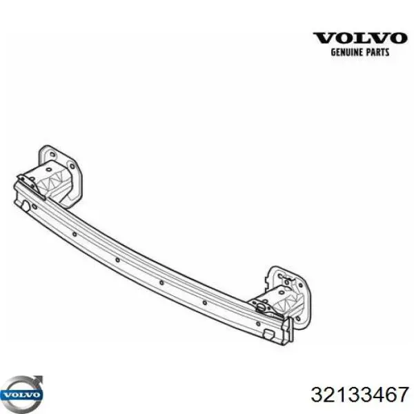 32133467 Volvo Шина бампера заднього