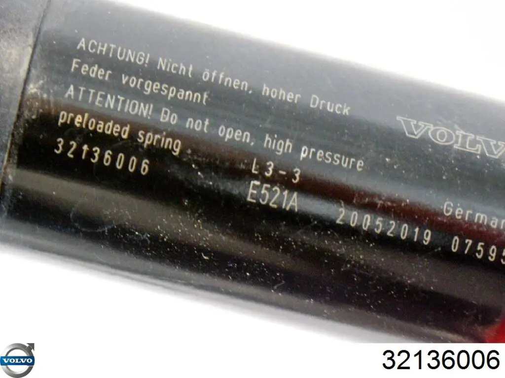 Амортизатор багажника 31690929 Volvo
