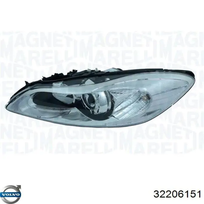 Купити 31214800 Volvo Права блок фара