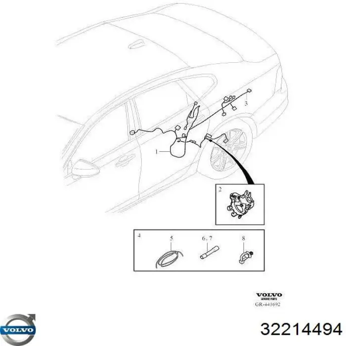  Volvo 32214494 ціна, від 162.06 USD