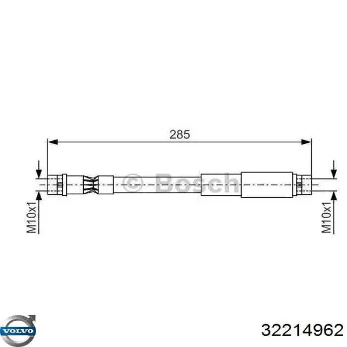 Рідина гальмівна 32214962 Volvo