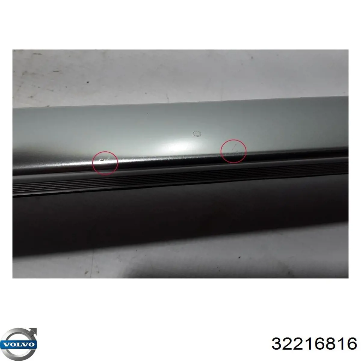 Рейлінг даху правий 32216816 Volvo