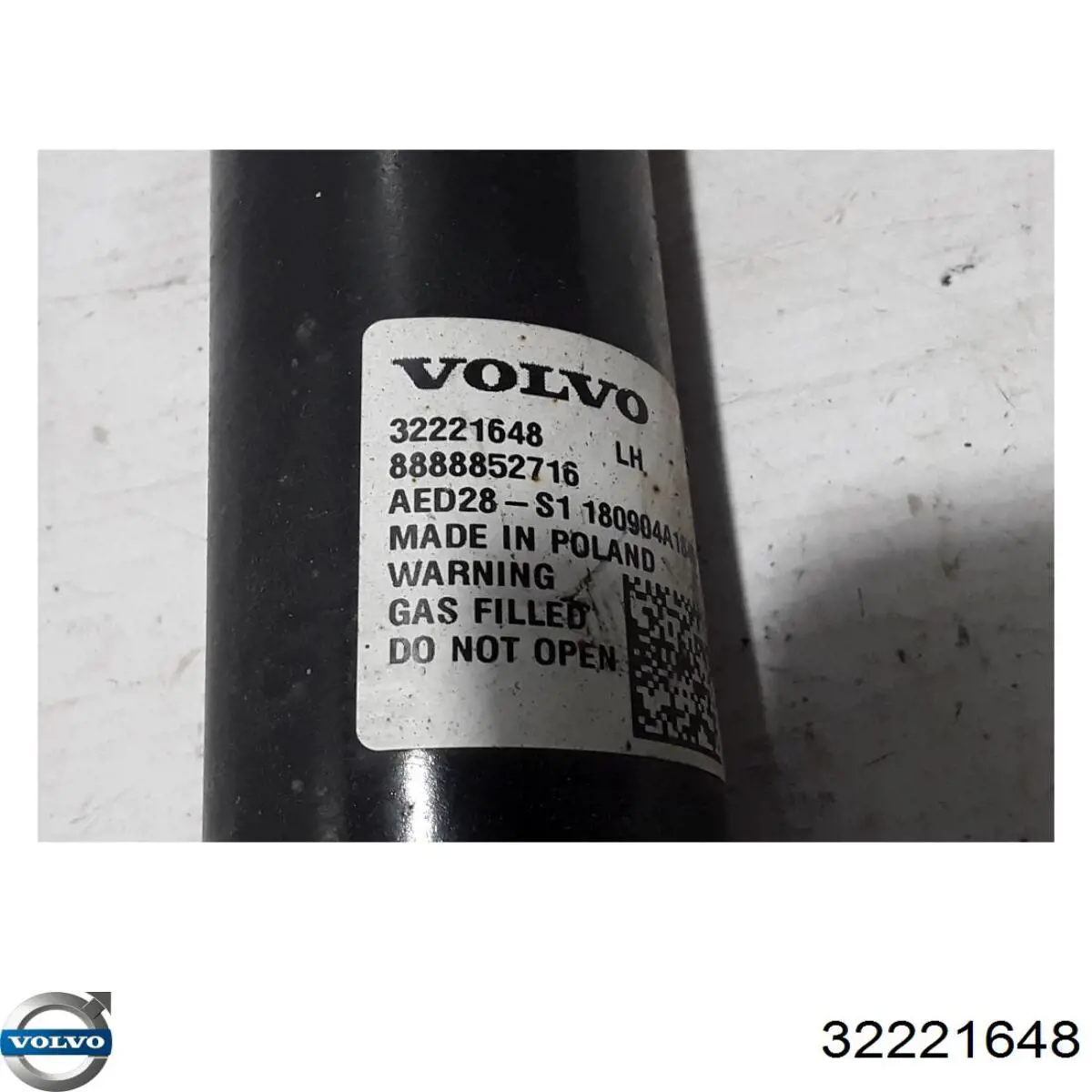 32221648 Volvo Амортизатор задній, лівий